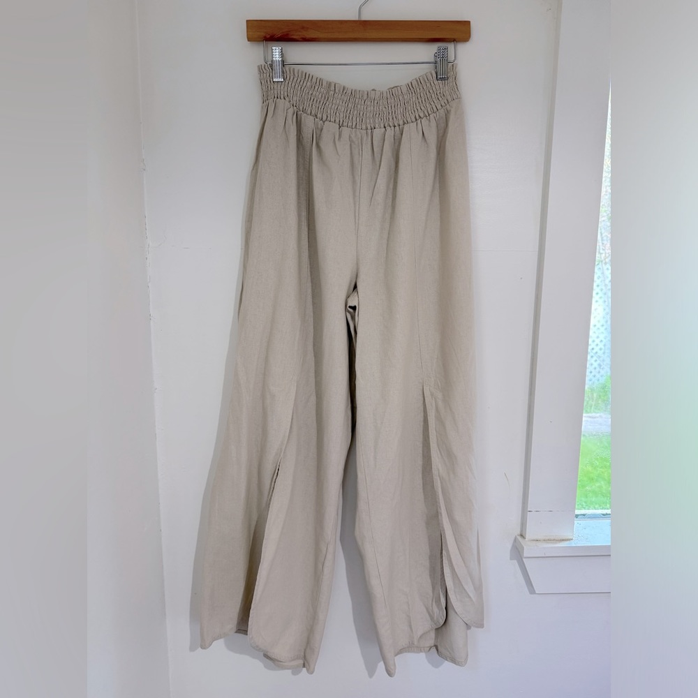 Land N Sea Oatmeal Trousers size L